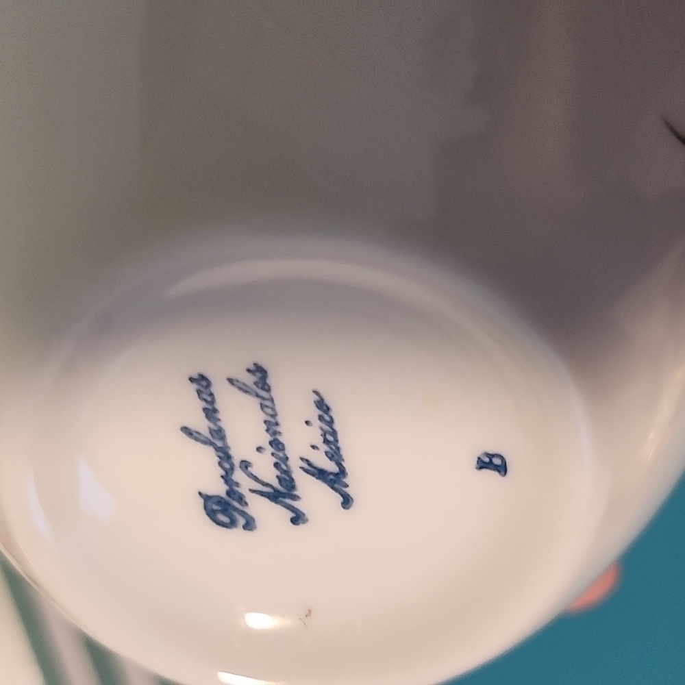 Vintage 4 Piece Setting Tea Set Porcelain Made In Mexico - Picture 10 of 11